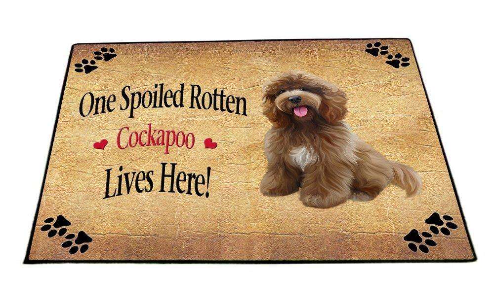 Cockapoo Spoiled Rotten Dog Indoor/Outdoor Floormat