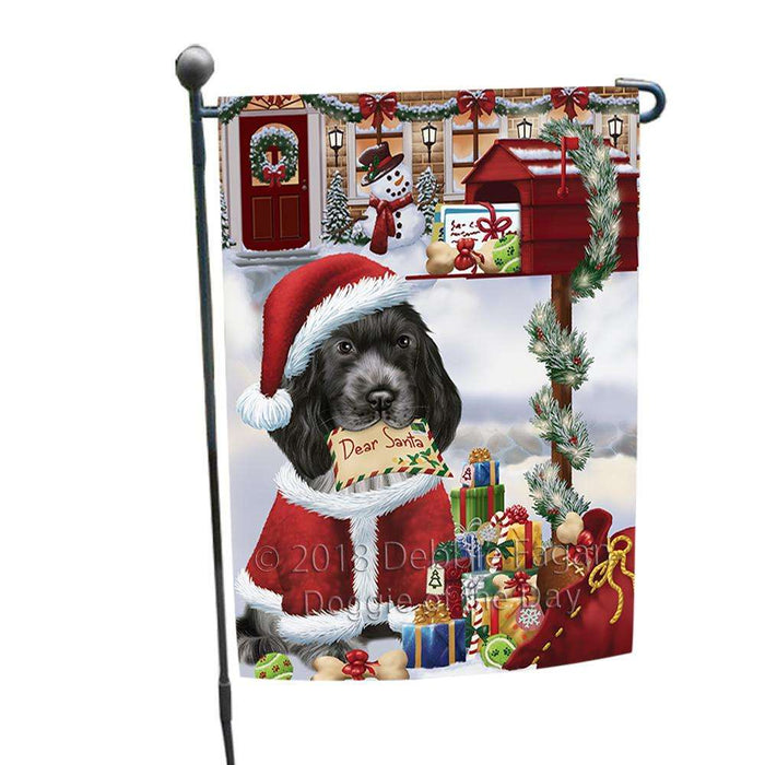 Cocker Spaniel Dog Dear Santa Letter Christmas Holiday Mailbox Garden Flag GFLG53598