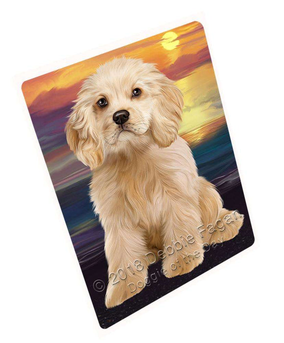 Cocker Spaniel Dog Large Refrigerator / Dishwasher Magnet RMAG77526