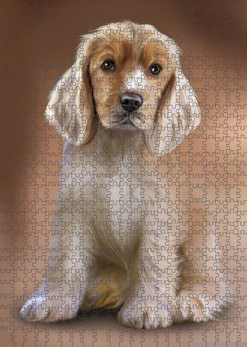 Cocker Spaniel Dog Puzzle with Photo Tin PUZL63006