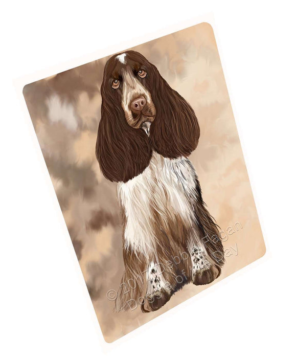 Cocker Spaniel Dog Tempered Cutting Board