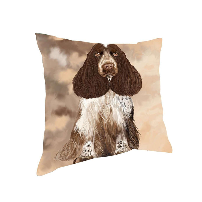 Cocker Spaniel Dog Throw Pillow