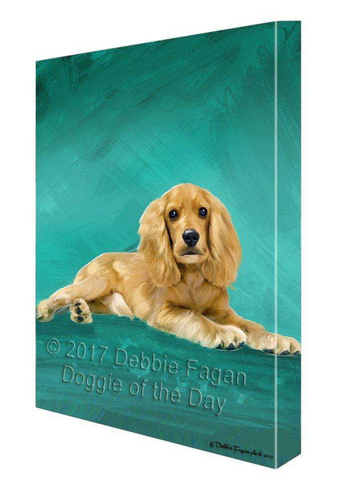 Cocker Spaniel Dog Wall Art Canvas