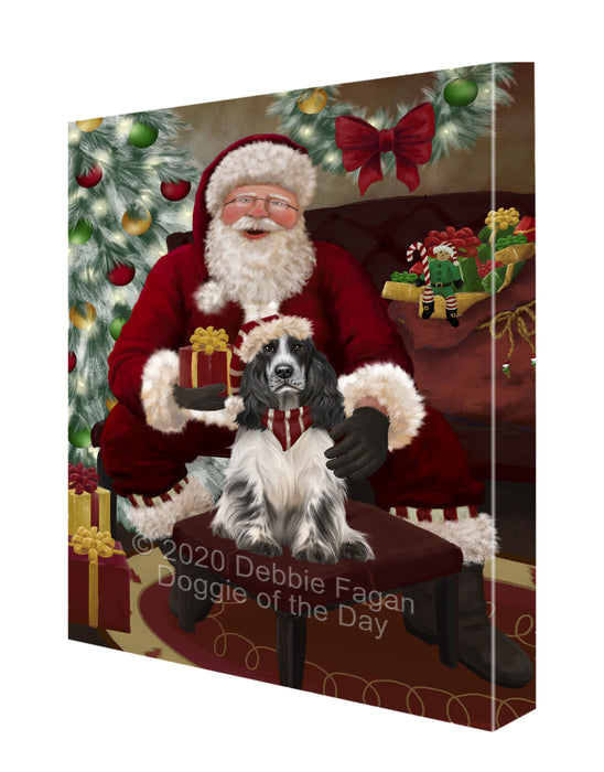 Santa I've Been Good Cocker Spaniel Dog Canvas Print Wall Art Décor CVS148454