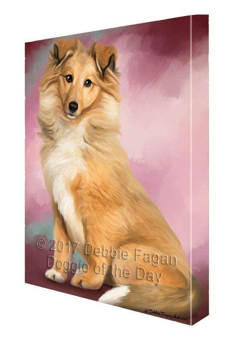 Collie Dog Canvas Wall Art