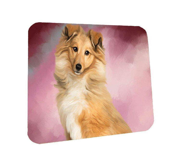 Collie Dog Coasters Set of 4