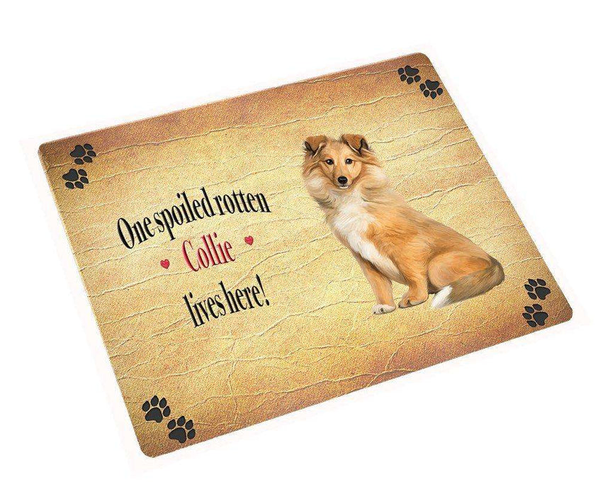 Collie Spoiled Rotten Dog Large Refrigerator / Dishwasher Magnet 11.5" x 17.6"