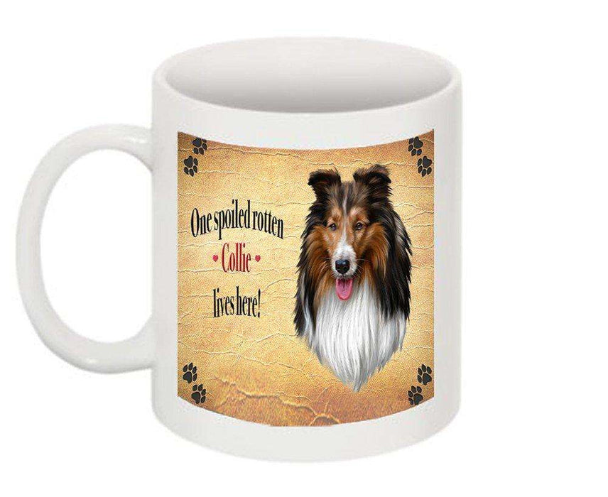 Collie Spoiled Rotten Dog Mug