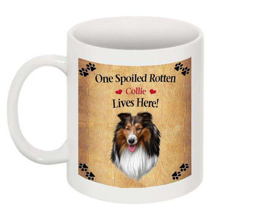 Collie Spoiled Rotten Dog Mug