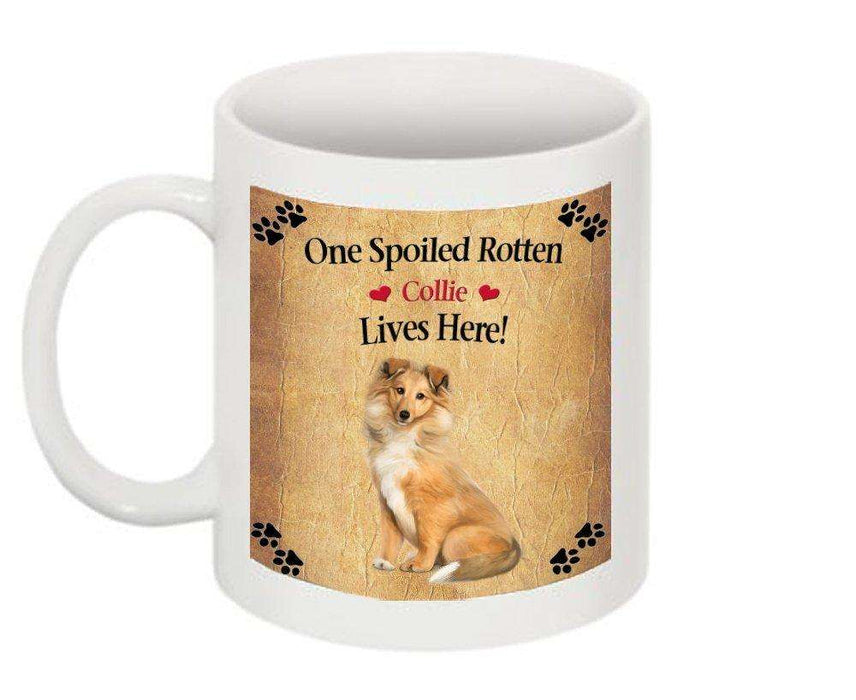 Collie Spoiled Rotten Dog Mug