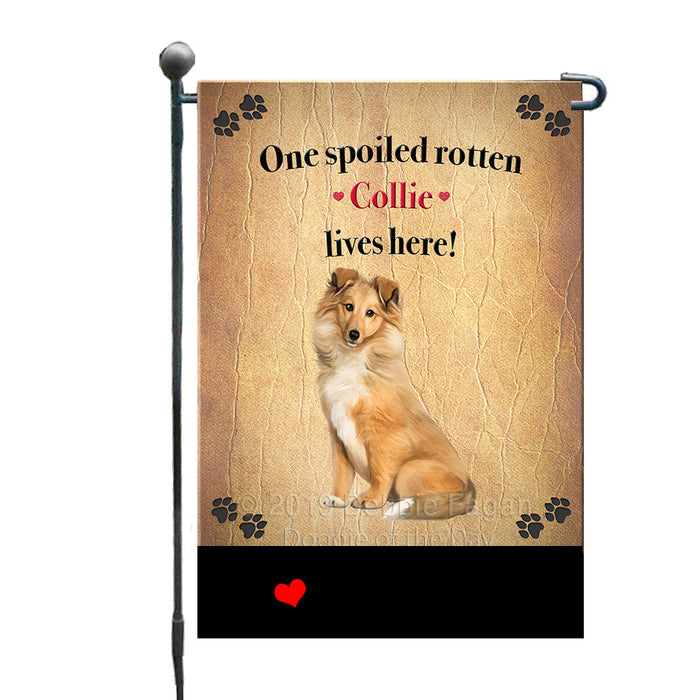 Personalized Spoiled Rotten Collie Dog GFLG-DOTD-A63178