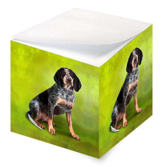 Coonhound Bluetick Dog Note Cube