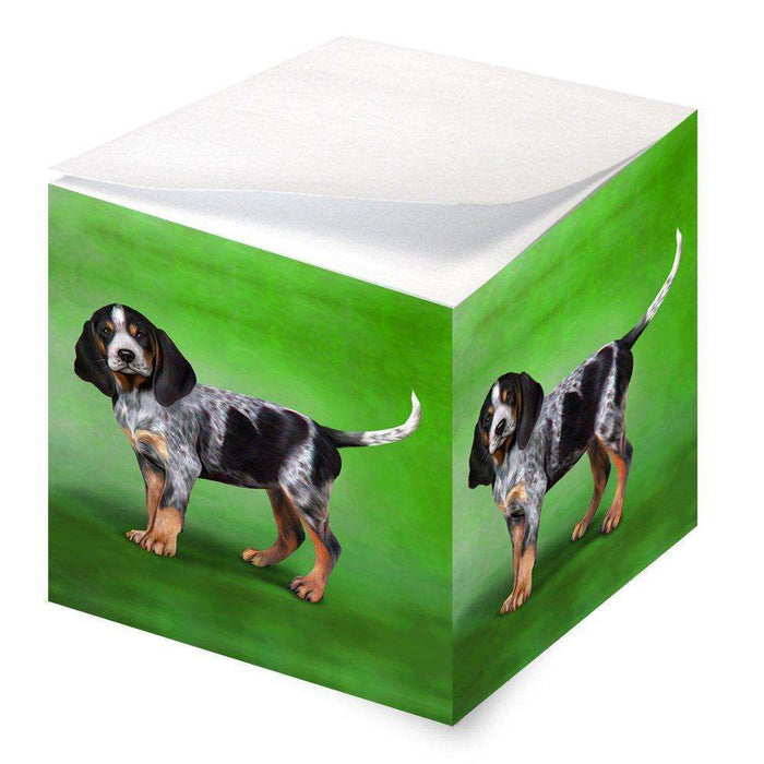 Coonhound Bluetick Dog Note Cube