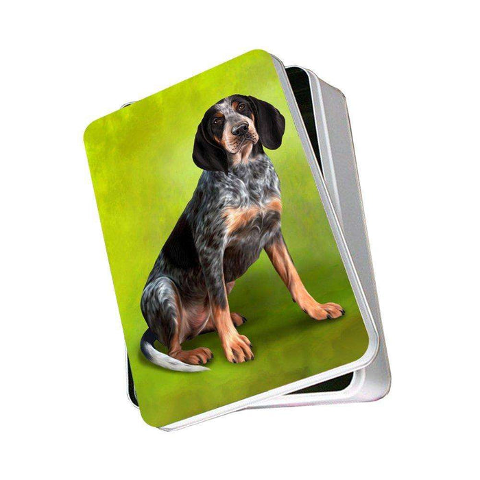 Coonhound Bluetick Dog Photo Storage Tin