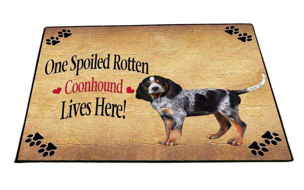 Coonhound Bluetick Puppy Spoiled Rotten Dog Indoor/Outdoor Floormat