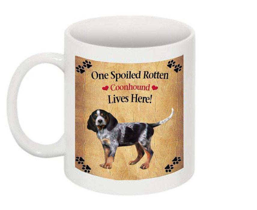 Coonhound Bluetick Puppy Spoiled Rotten Dog Mug
