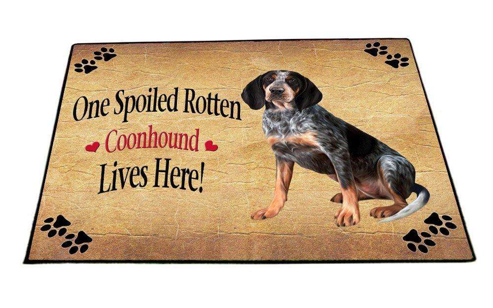 Coonhound Bluetick Spoiled Rotten Dog Indoor/Outdoor Floormat