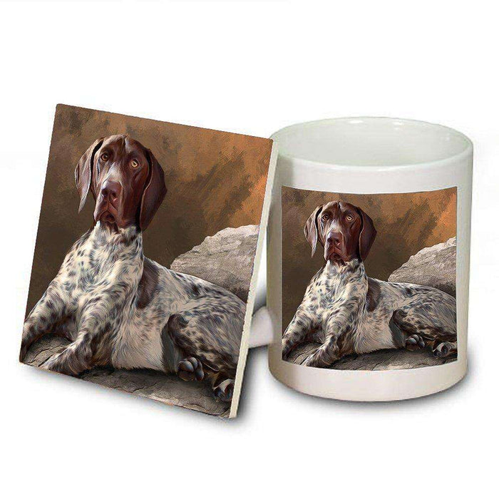 Coonhound Dog Mug and Coaster Set