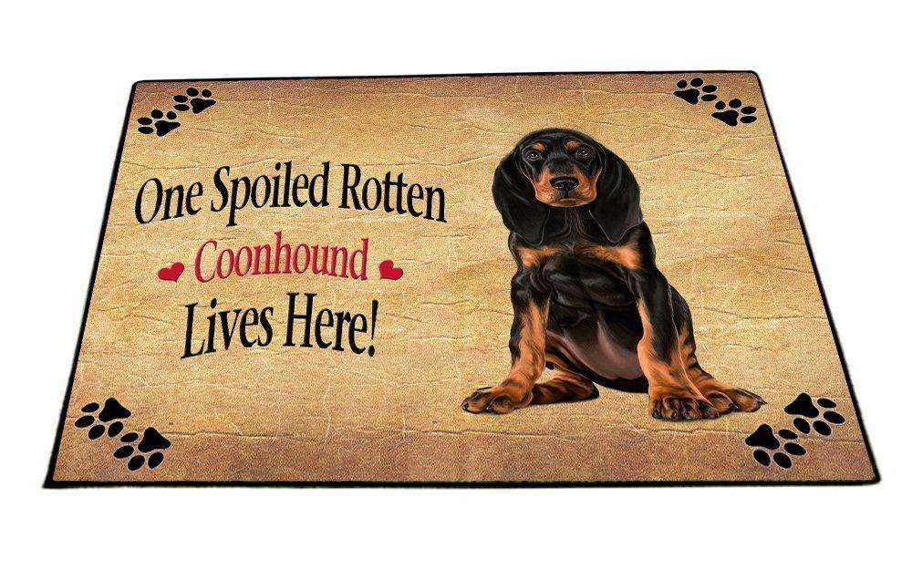 Coonhound Spoiled Rotten Dog Indoor/Outdoor Floormat