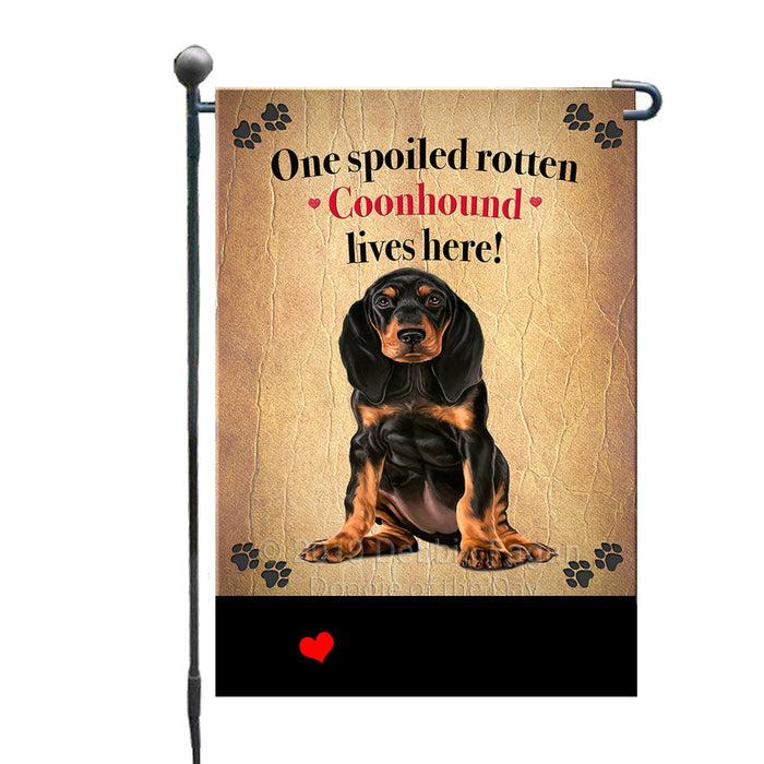 Personalized Spoiled Rotten Coonhound Black And Tan Dog GFLG-DOTD-A63180
