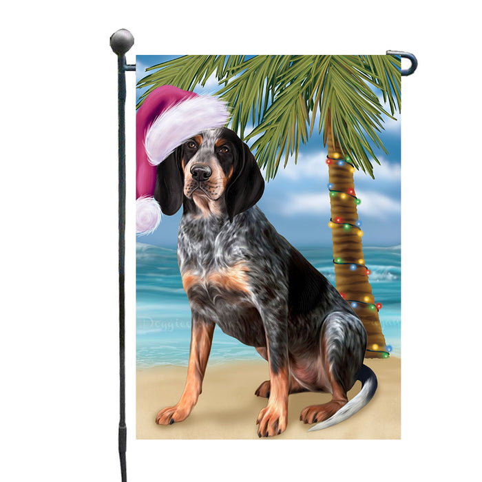 Christmas Summertime Beach Coonhound Dog Garden Flags Outdoor Decor for Homes and Gardens Double Sided Garden Yard Spring Decorative Vertical Home Flags Garden Porch Lawn Flag for Decorations GFLG68959