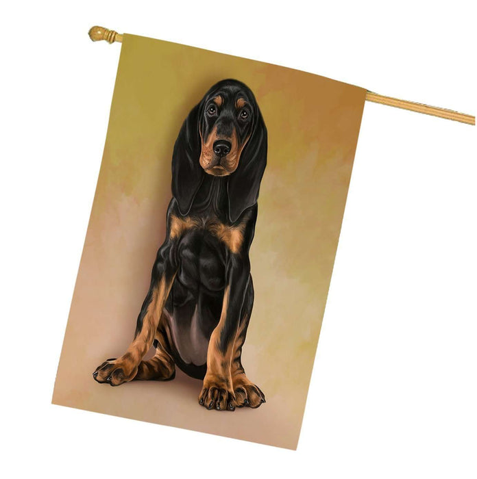 Coonhounds Dog House Flag