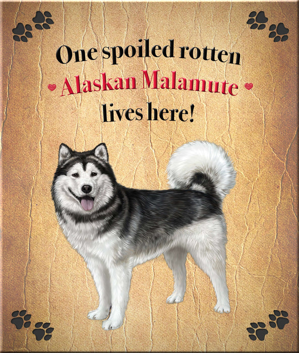 Spoiled Rotten Dog or Cat Magnet Over 100 Breeds Available