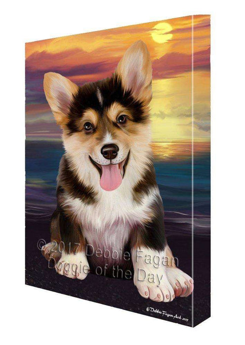 Corgi Dog Canvas Wall Art D427