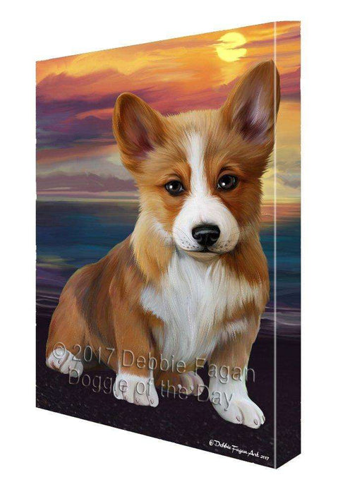 Corgi Dog Canvas Wall Art D430