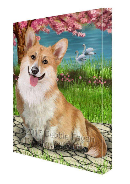 Corgi Dog Canvas Wall Art D431