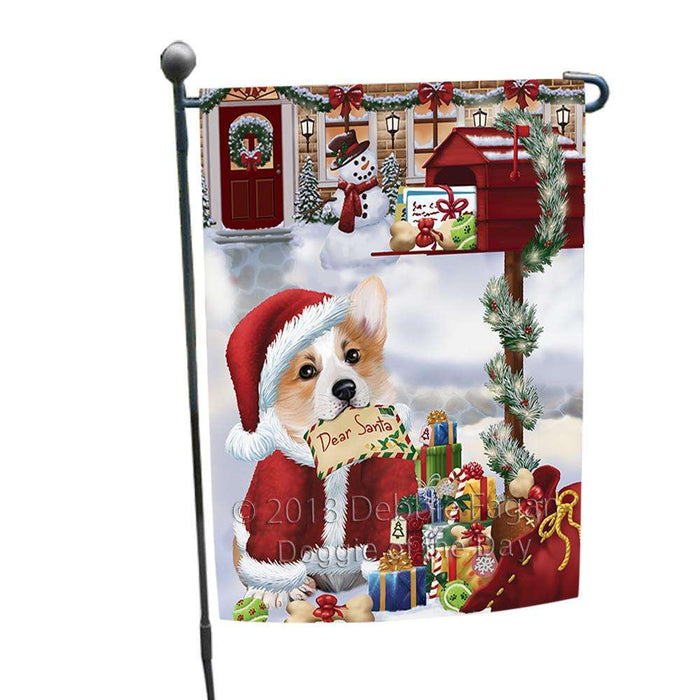 Corgi Dog Dear Santa Letter Christmas Holiday Mailbox Garden Flag GFLG53956