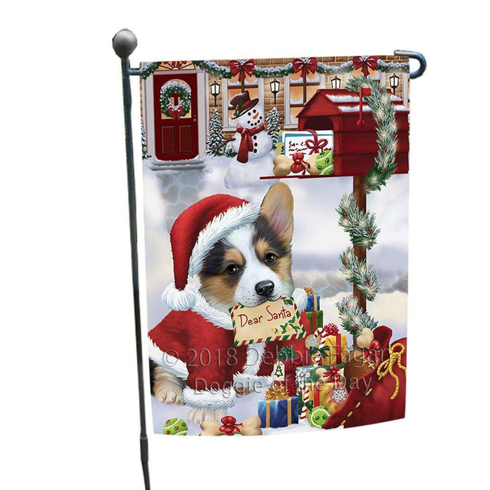 Corgi Dog Dear Santa Letter Christmas Holiday Mailbox Garden Flag GFLG53957