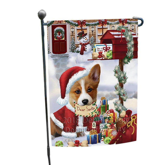 Corgi Dog Dear Santa Letter Christmas Holiday Mailbox Garden Flag GFLG53958