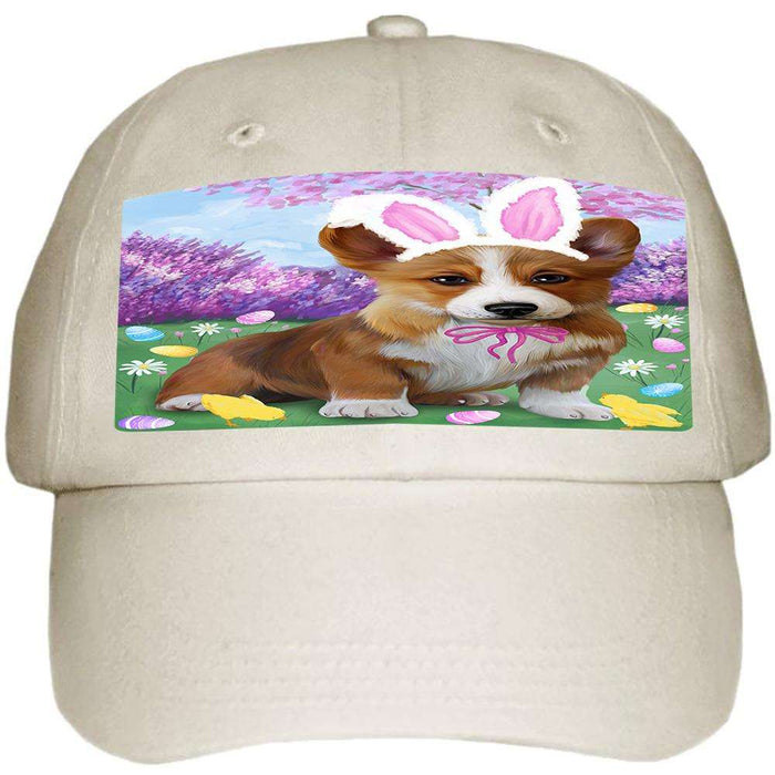 Corgi Dog Easter Holiday Ball Hat Cap HAT51078