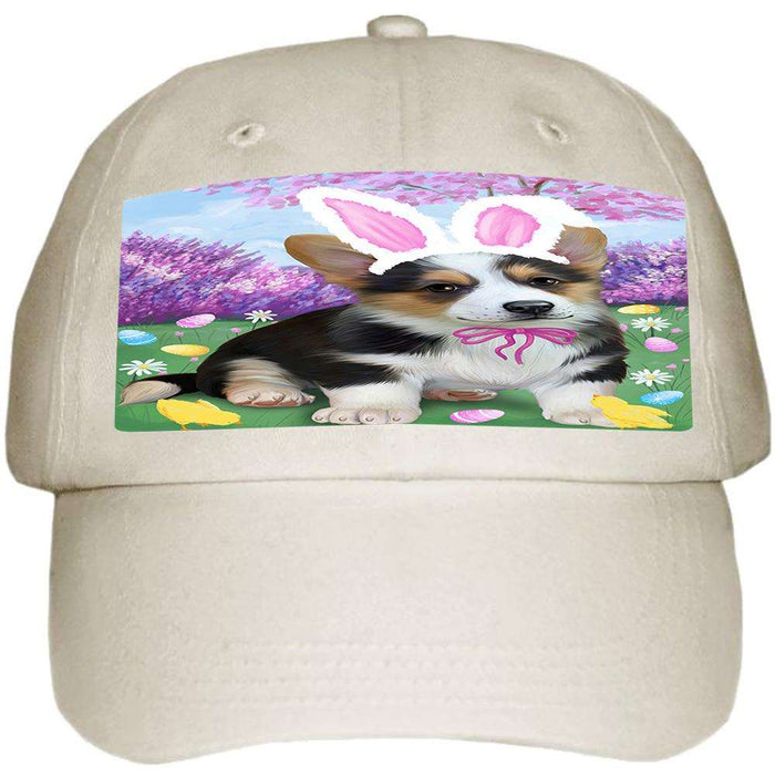 Corgi Dog Easter Holiday Ball Hat Cap HAT51084