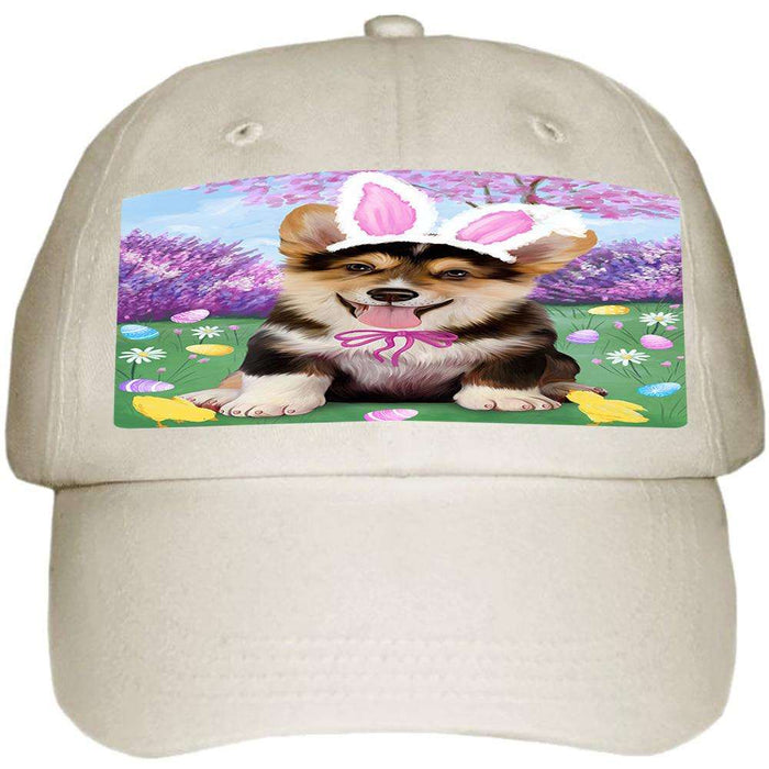 Corgi Dog Easter Holiday Ball Hat Cap HAT51087