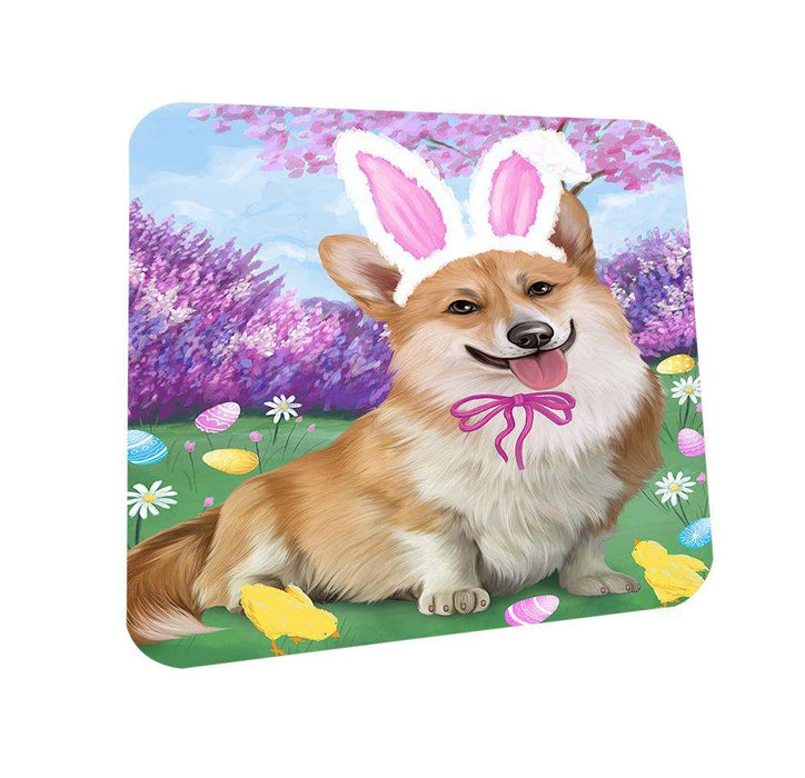 Corgi Dog Easter Holiday Coasters Set of 4 CST49072
