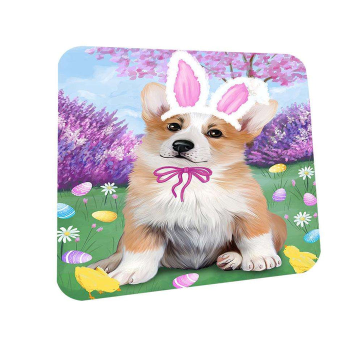 Corgi Dog Easter Holiday Coasters Set of 4 CST49075