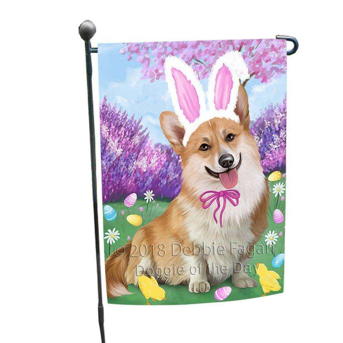 Corgi Dog Easter Holiday Garden Flag GFLG49022