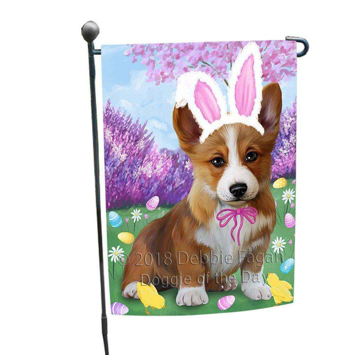 Corgi Dog Easter Holiday Garden Flag GFLG49024