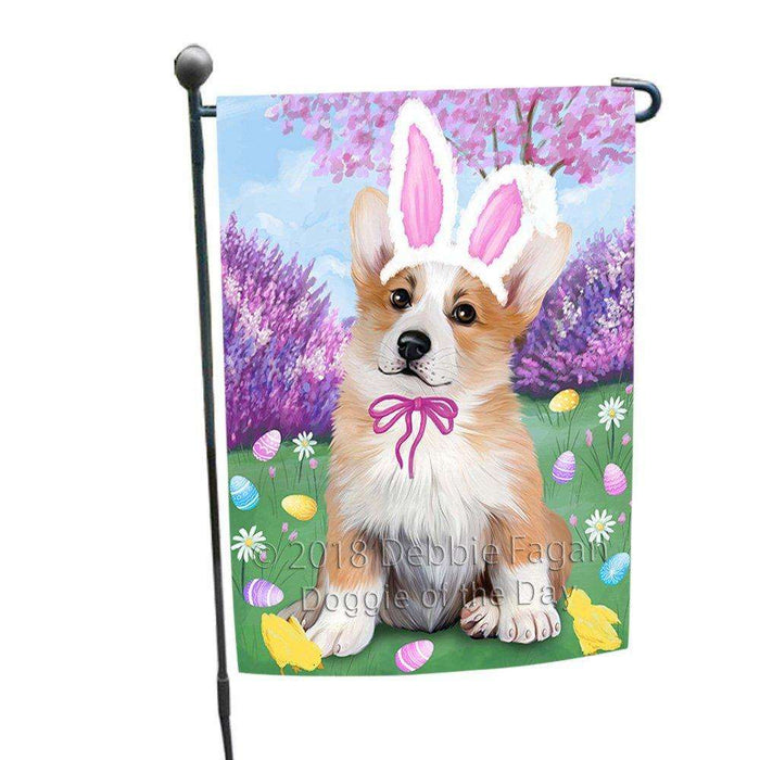 Corgi Dog Easter Holiday Garden Flag GFLG49025