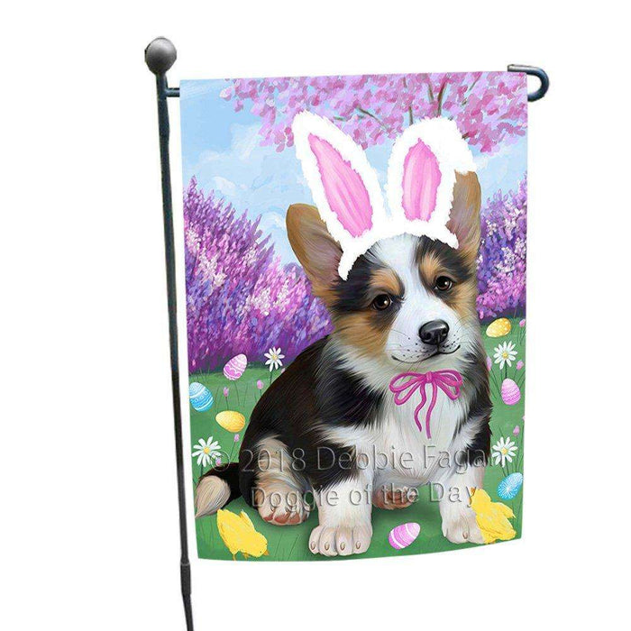 Corgi Dog Easter Holiday Garden Flag GFLG49026