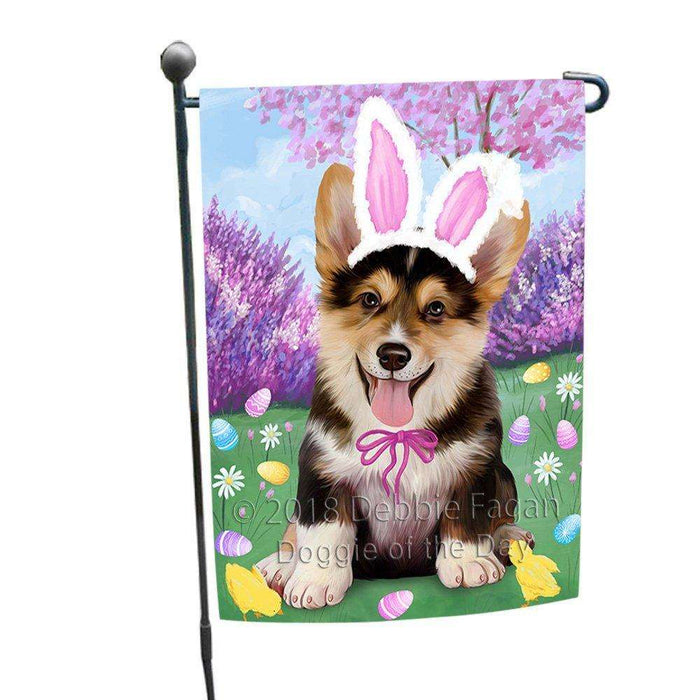 Corgi Dog Easter Holiday Garden Flag GFLG49027