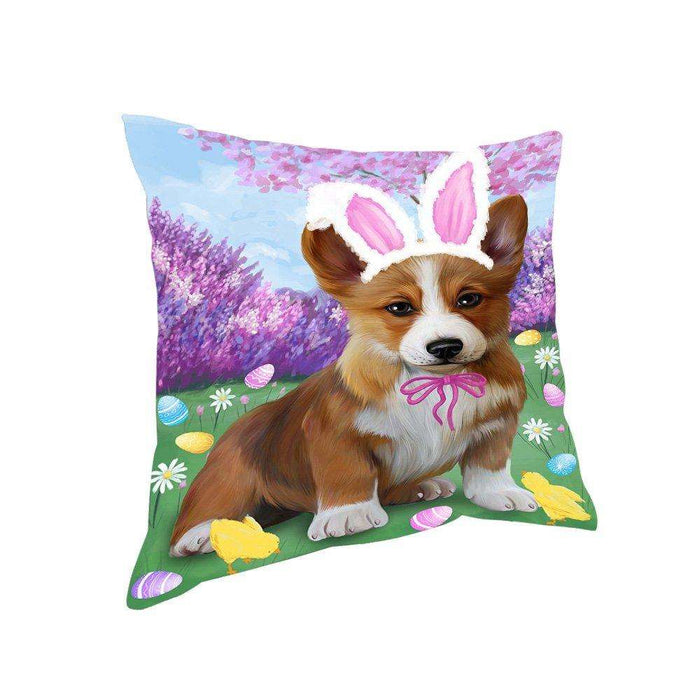 Corgi Dog Easter Holiday Pillow PIL52316