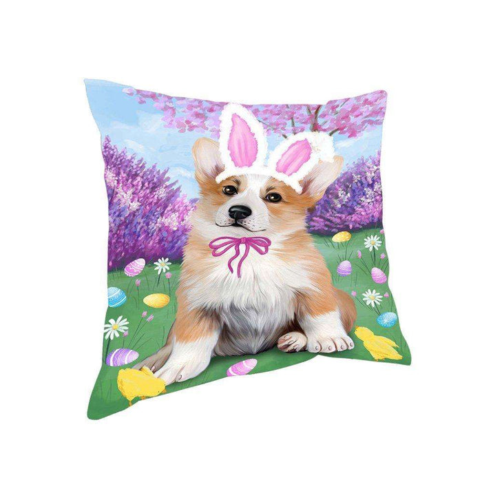 Corgi Dog Easter Holiday Pillow PIL52320