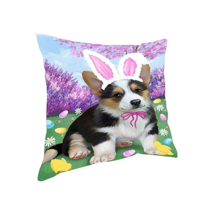 Corgi Dog Easter Holiday Pillow PIL52324
