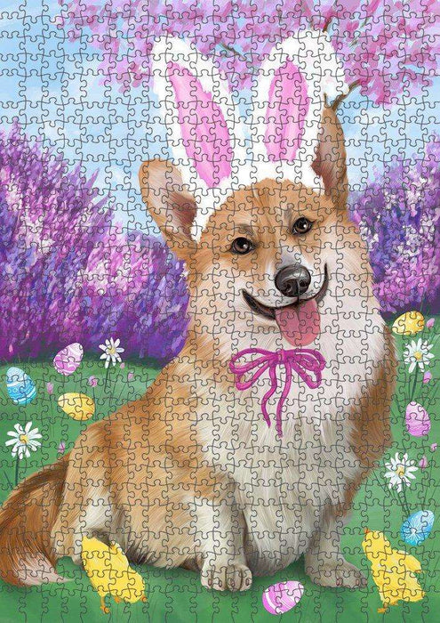Corgi Dog Easter Holiday Puzzle with Photo Tin PUZL50382
