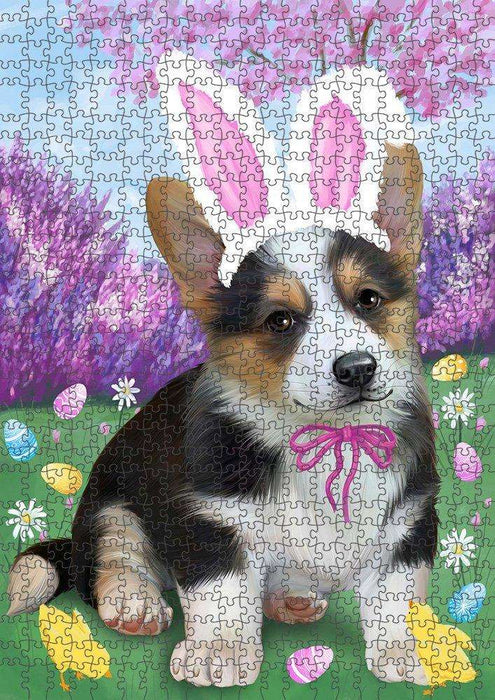 Corgi Dog Easter Holiday Puzzle with Photo Tin PUZL50394