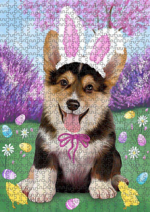 Corgi Dog Easter Holiday Puzzle with Photo Tin PUZL50397