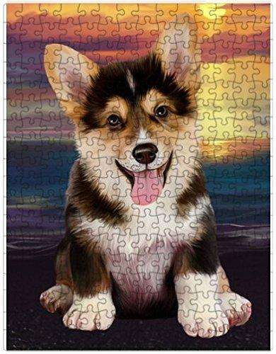 Corgi Dog Puzzle with Photo Tin D499